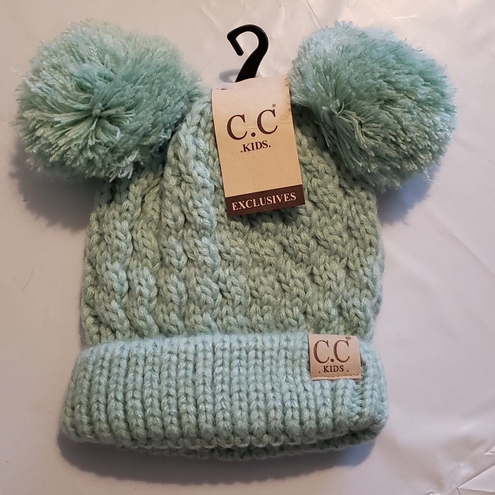 Toddler Double Pom Beanie